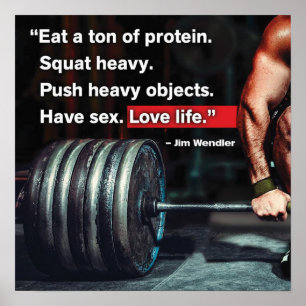 Workout Motivierend Poster