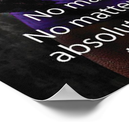 Workout Motivierend Poster (Ecke)