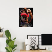 Workout Motivierend Poster (Heimbüro)