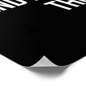 Workout Motivierend Poster (Ecke)