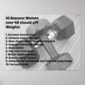 Workout Motivierend Poster (Vorne)