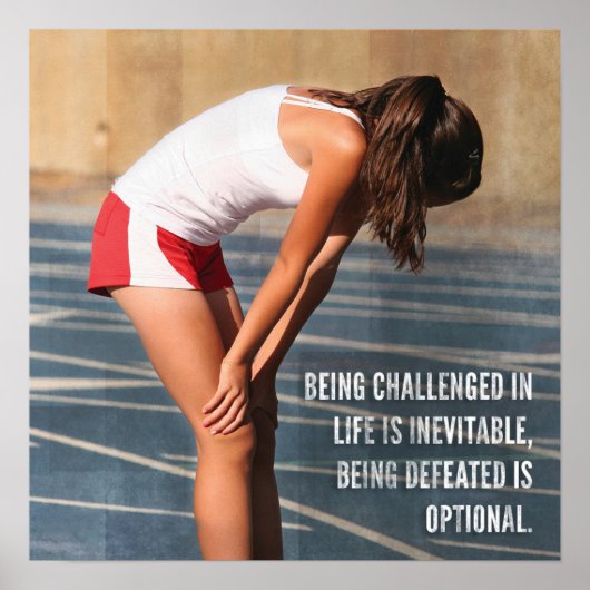 Workout Motivierend Poster (Vorne)