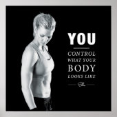 Workout Motivierend Poster (Vorne)