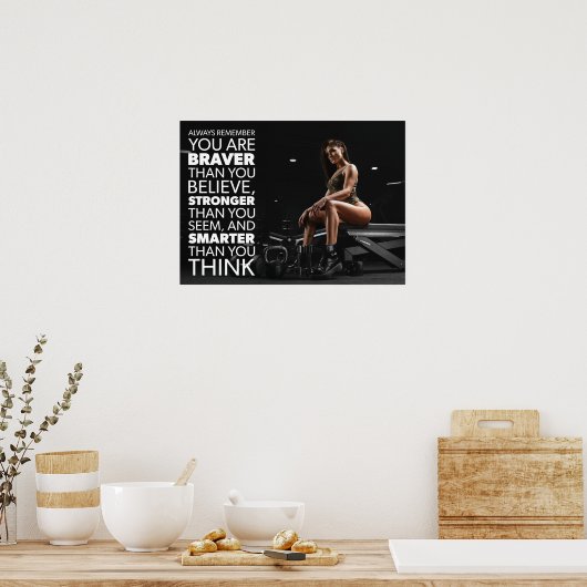 Workout Motivierend Poster (Küche)