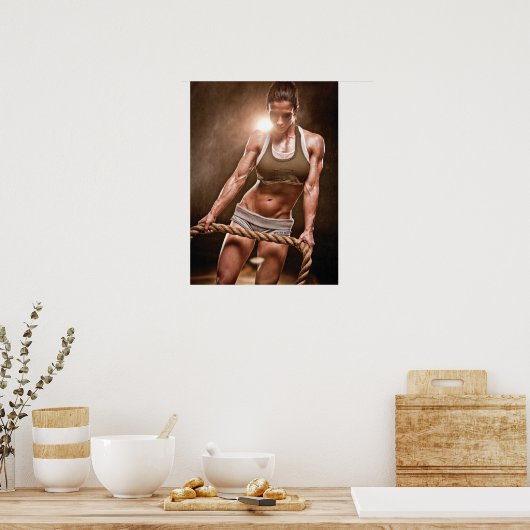 Workout Motivierend Poster (Küche)
