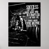 Workout Motivierend Poster (Vorne)