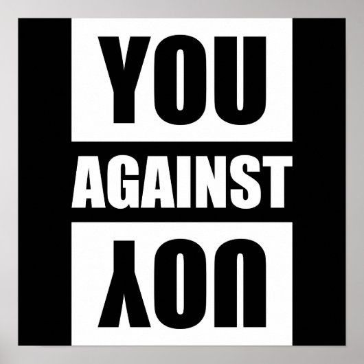 Workout Motivierend Poster (Vorne)