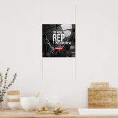 Workout Motivierend Poster (Küche)