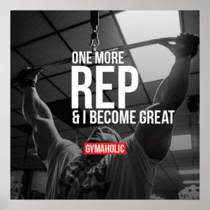 Workout Motivierend Poster