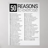 Workout Motivierend Poster (Vorne)