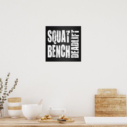 Workout Motivierend Poster (Küche)