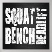 Workout Motivierend Poster (Vorne)