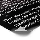 Workout Motivierend Poster (Ecke)