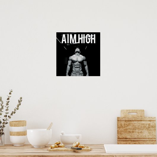 Workout Motivierend Poster (Küche)