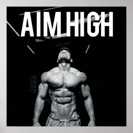 Workout Motivierend Poster (Vorne)