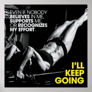 Workout Motivierend Poster