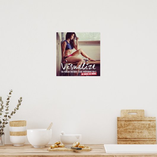 Workout Motivierend Poster (Küche)