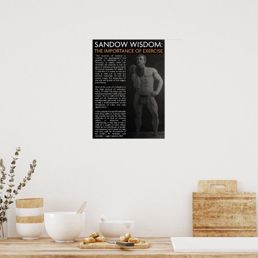 Workout Motivierend Poster (Küche)