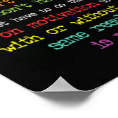 Workout Motivierend Poster (Ecke)