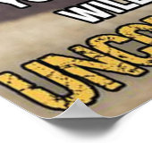 Workout Motivierend Poster (Ecke)