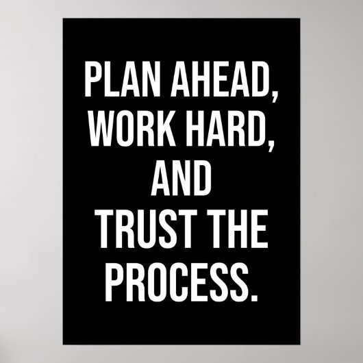 Workout Motivierend Poster (Vorne)