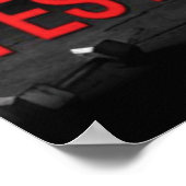 Workout Motivierend Poster (Ecke)