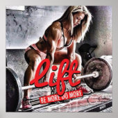 Workout Motivierend Poster (Vorne)