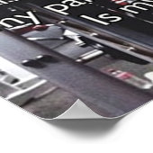 Workout Motivierend Poster (Ecke)