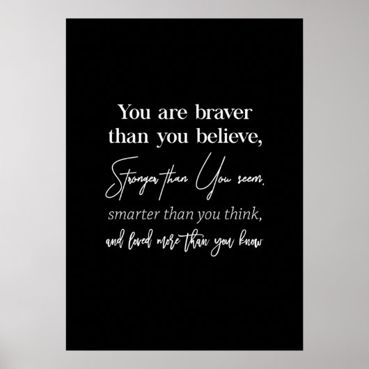Workout Motivierend Poster (Vorne)