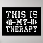 Workout Motivierend Poster (Vorne)