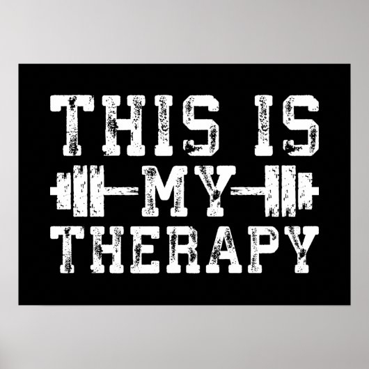 Workout Motivierend Poster (Vorne)