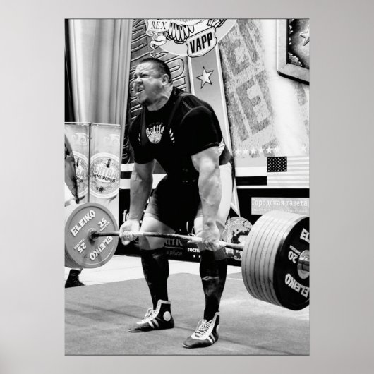 Workout Motivierend Poster (Vorne)