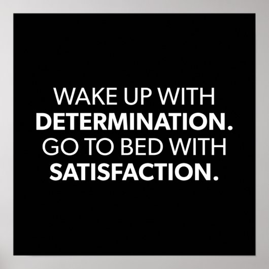 Workout Motivierend Poster (Vorne)