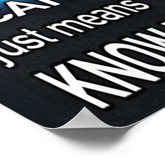 Workout Motivierend Poster (Ecke)