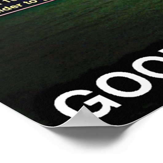 Workout Motivierend Poster (Ecke)