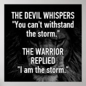 Workout Motivierend Poster (Vorne)