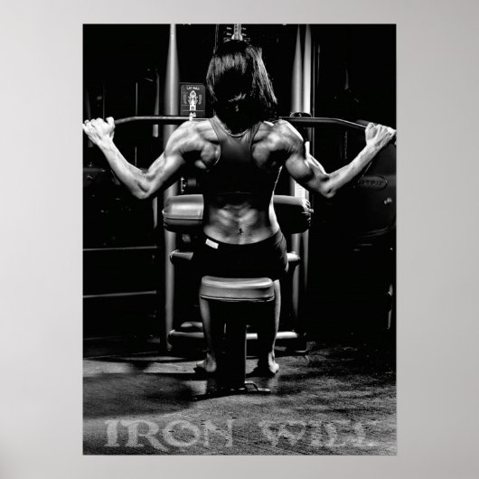 Workout Motivierend Poster (Vorne)