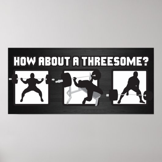 Workout Motivierend Poster (Vorne)