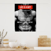 Workout Motivierend Poster (Küche)