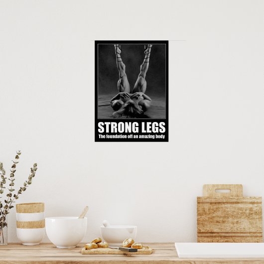 Workout Motivierend Poster (Küche)