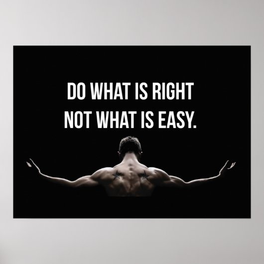 Workout Motivierend Poster (Vorne)