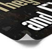 Workout Motivierend Poster (Ecke)