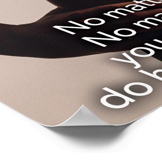 Workout Motivierend Poster (Ecke)