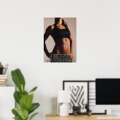 Workout Motivierend Poster (Heimbüro)