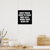 Workout Motivierend Poster (Küche)