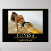 Workout Motivierend Poster (Vorne)