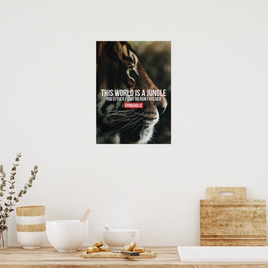 Workout Motivierend Poster (Küche)