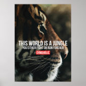 Workout Motivierend Poster (Vorne)