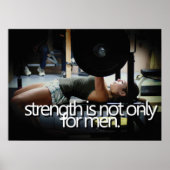 Workout Motivierend Poster (Vorne)
