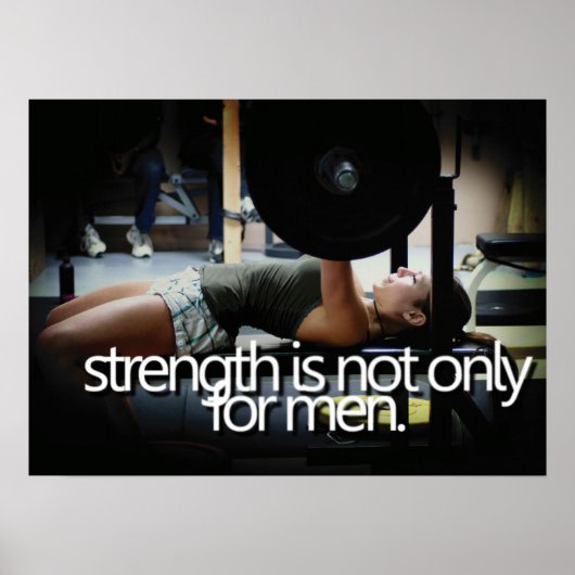 Workout Motivierend Poster (Vorne)